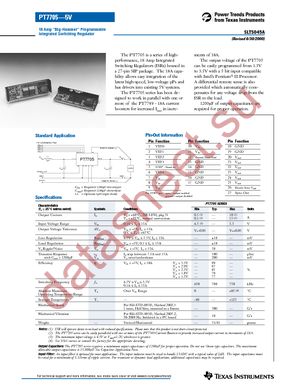 PT7705N datasheet  